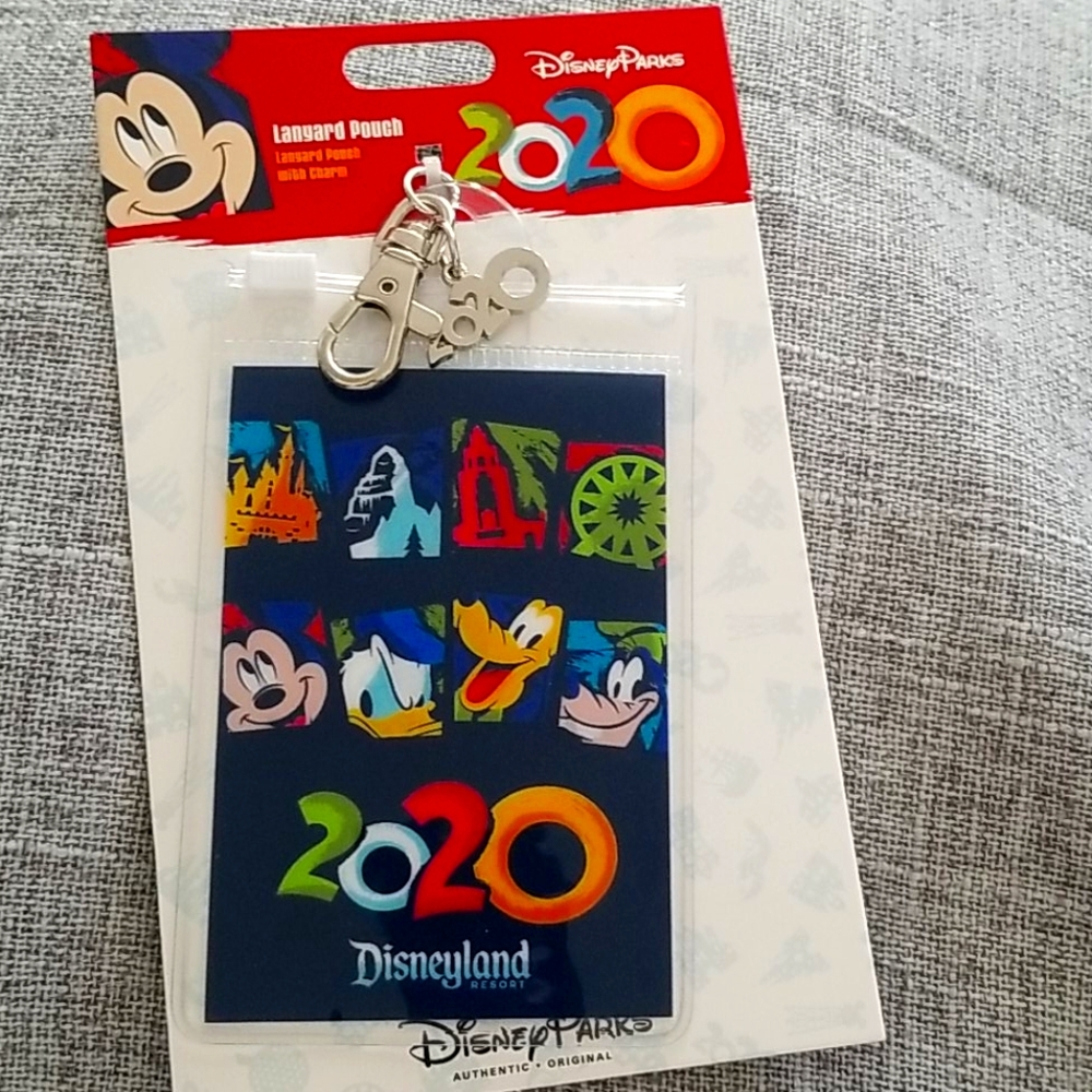 Disney parks lanyard pouch